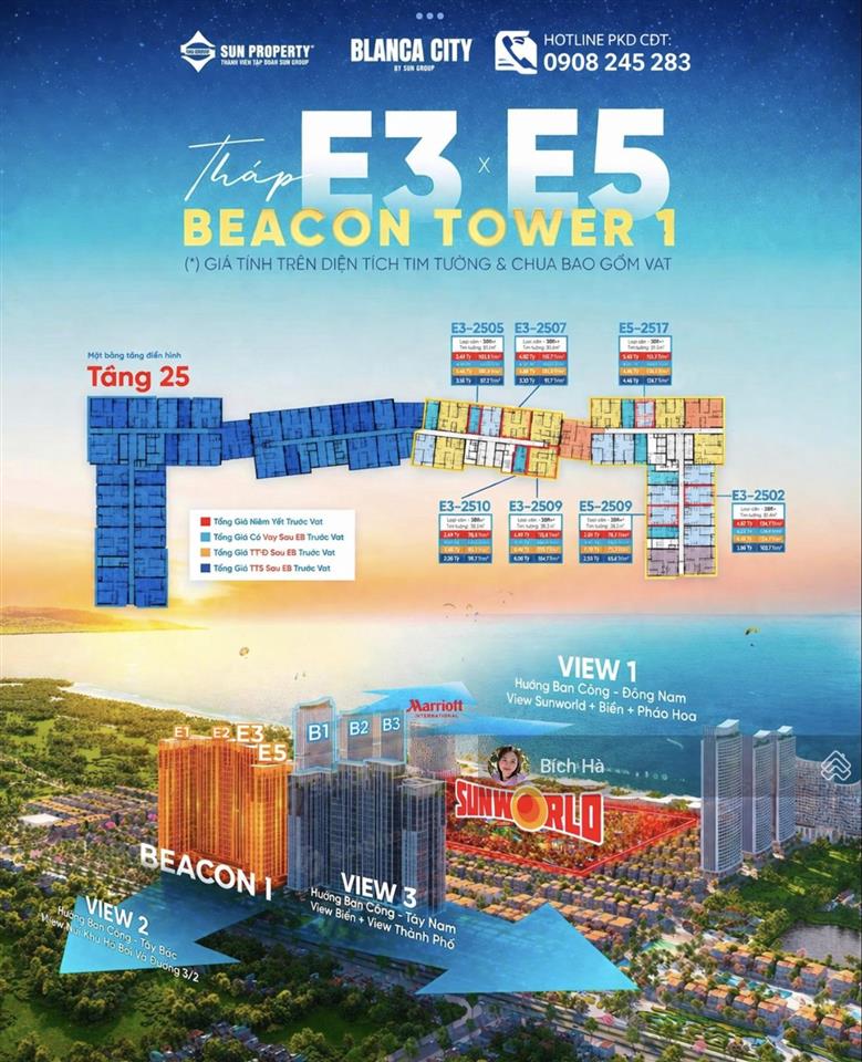 Mở bán đợt 1 căn hộ blanca city sở hữu lâu dài view sunworld giá chỉ từ 2  3 tỷ trả góp 4 năm
