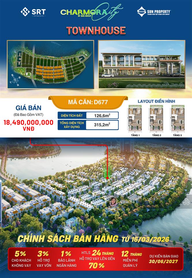 Nhà phố charmora city giá còn thấp, tiềm năng đã cao  tư vấn chiến lược đầu tư riêng miễn phí