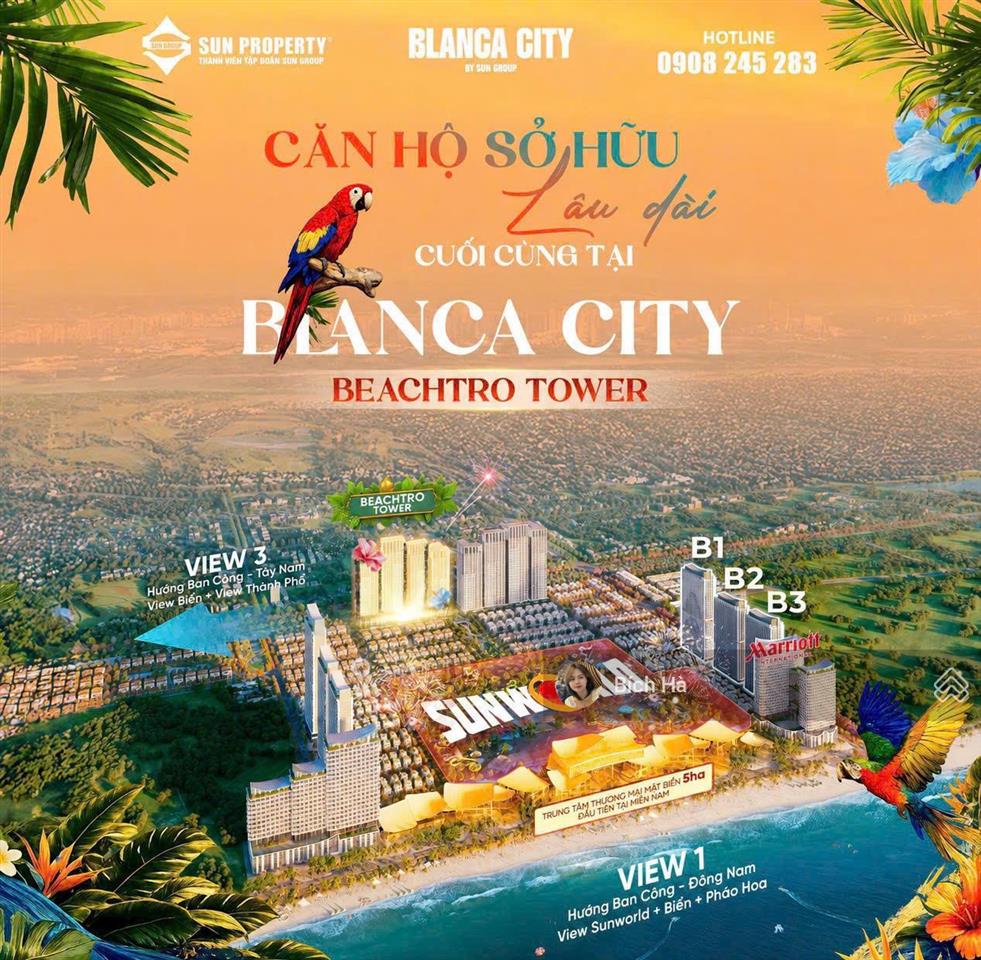 Cơ hội sở hữu căn 2pn tòa beachtro tower chỉ từ 2,9 tỷ tại blanca city  ưu đãi booking sớm 5%