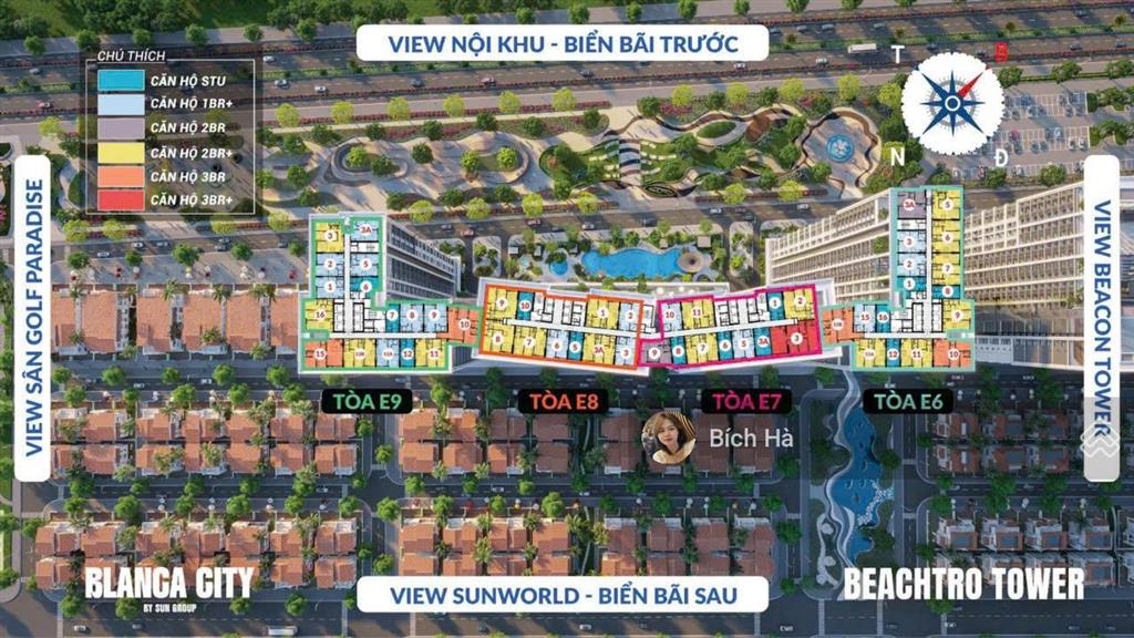 Hot căn 2pn beachtro tower view trực diện sunwolrd chỉ 4,08 tỷ  vị trí đẹp, sở hữu lâu dài