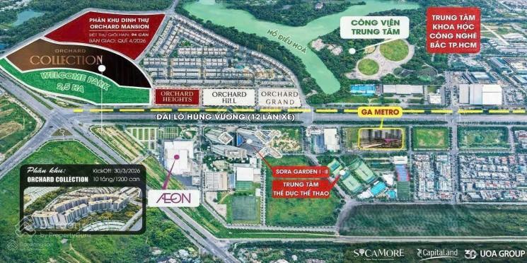 Bộ sưu tập bất động sản căn hộ trung tầng hạng a orchard collection comming soon! hl 0909 901 ***