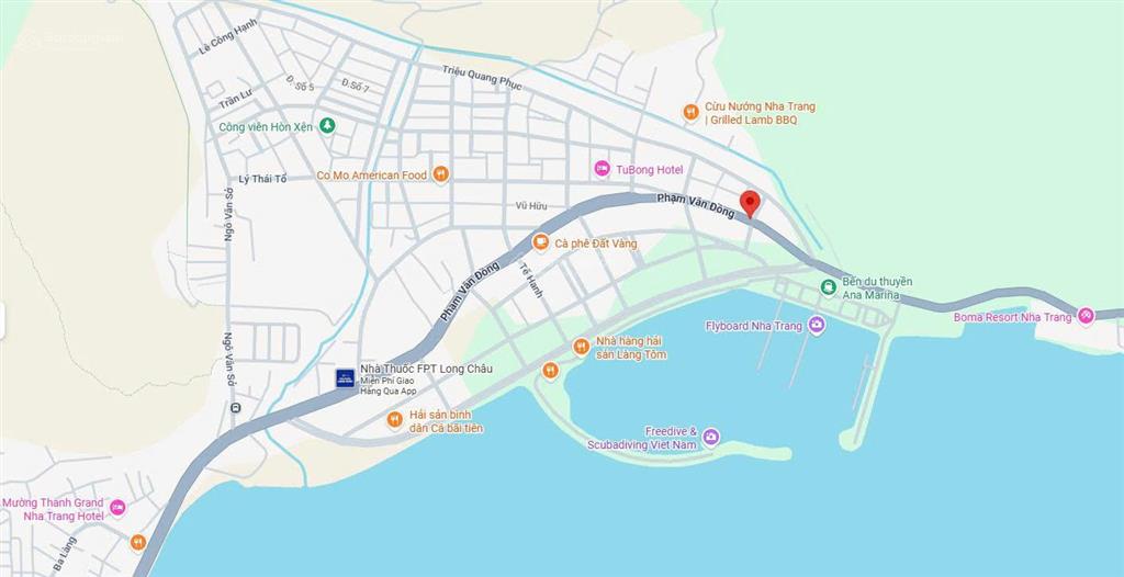 Bán miếng đất đẹp, pháp lý sổ hồng, ngay mặt tiền đường phạm văn đồng, nha trang.  0909 901 ***