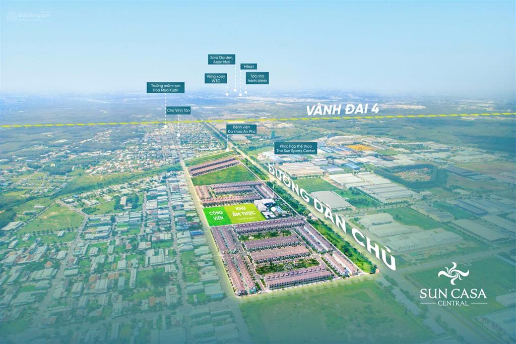 Tại sao khách hàng tìm về thành phố mới đầu tư dự án sun casa central bình dương?