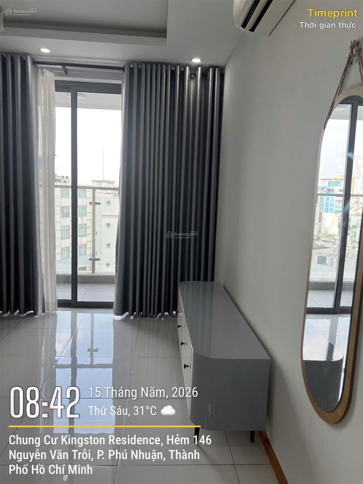 Cho thuê căn hộ kingston, 3pn, có slot ôto, full nội thất, giá 25 triệu/tháng,  0908 435 ***