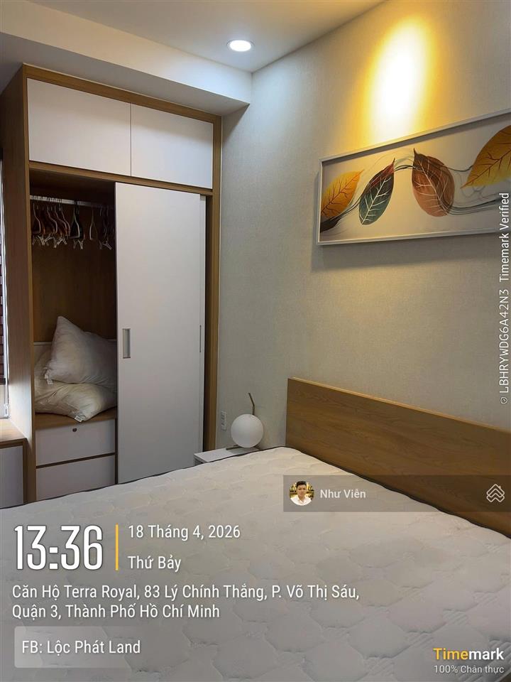 Cho thuê căn hộ terra royal, 2pn, 1wc, 58m², full nội thất, giá 19 triệu/tháng, 0908 435 ***
