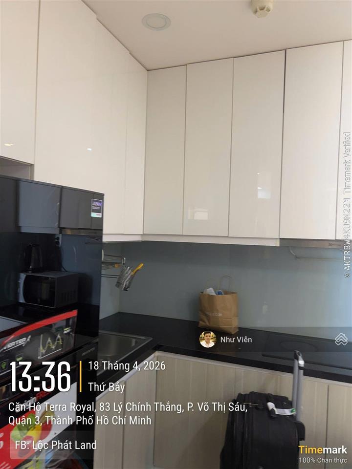 Cho thuê căn hộ terra royal, 2pn, 1wc, 58m², full nội thất, giá 19 triệu/tháng, 0908 435 ***