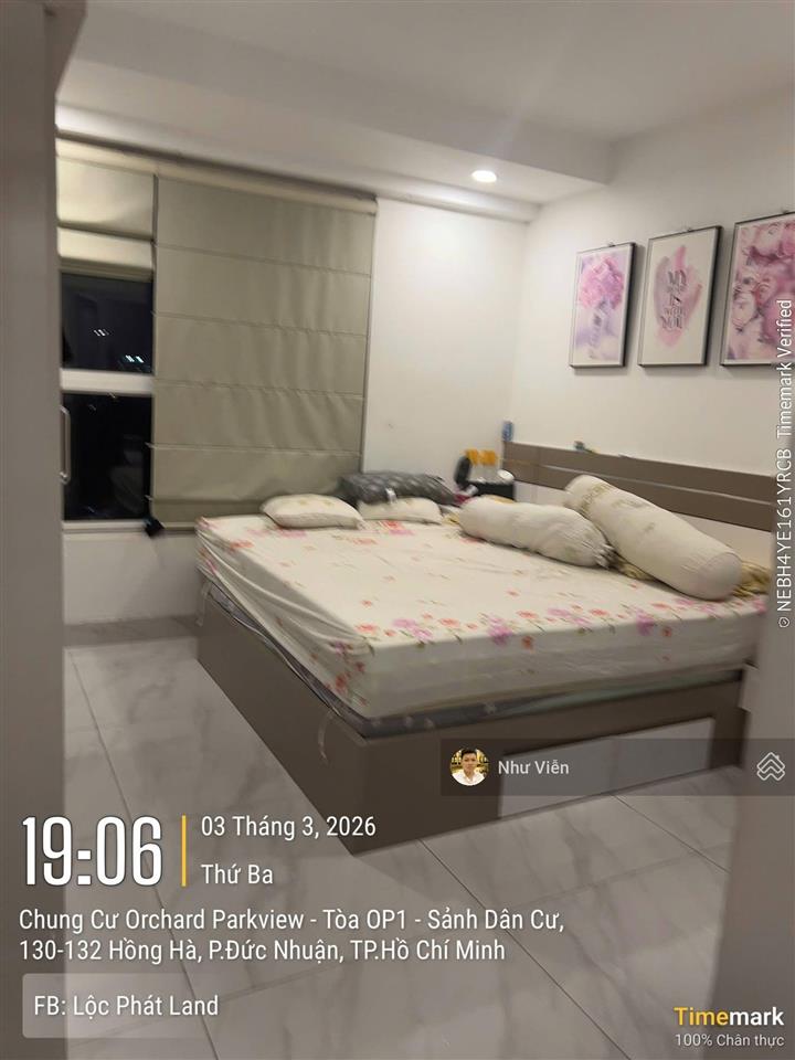 Cho thuê căn hộ orchard park view, 2pn, 2wc, 70m2, giá 17 triệu / tháng, 0908 435 *** viễn