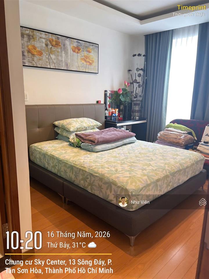 Cho thuê căn hộ sky center, 2pn, 2wc, giá 16,5 triệu, full nội thất, 0908 435 *** viễn