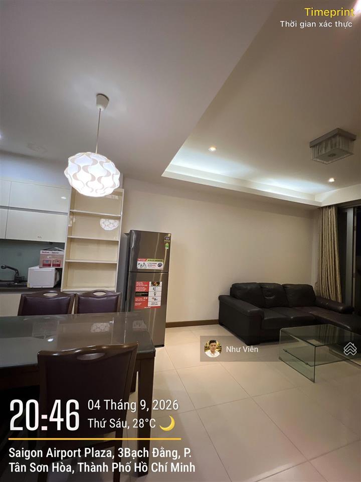 Bán căn hộ saigon airport, 1pn, 1wc, 58m2, giá 5.5 tỷ còn tl, sổ hồng riêng, view đông bắc