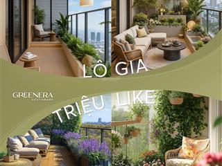 Siêu phẩm 2pn2wc biệt thự sân vườn trên không chỉ có tại greenera southmark thanh trì