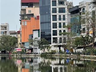 Bán nhà đội cấn, view hồ, ô tô vào nhà, kinh doanh đỉnh, 180m2 x mặt tiền 13.5m, giá 49.8 tỷ