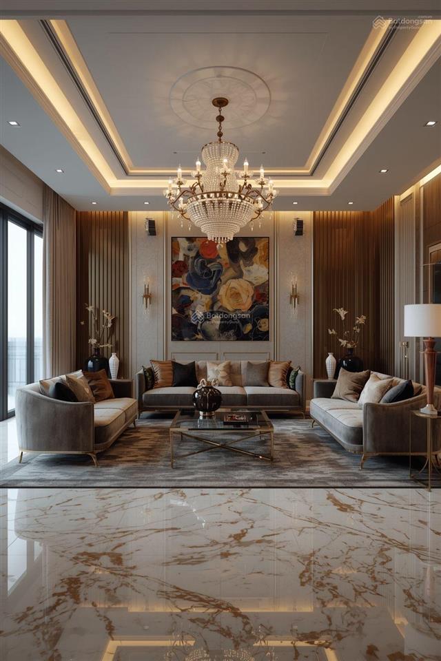 Biệt thự sân vườn kđtm đại kim  nguyễn cảnh dị, 3 mặt tiền, 215m2 4t, giá 57 tỷ