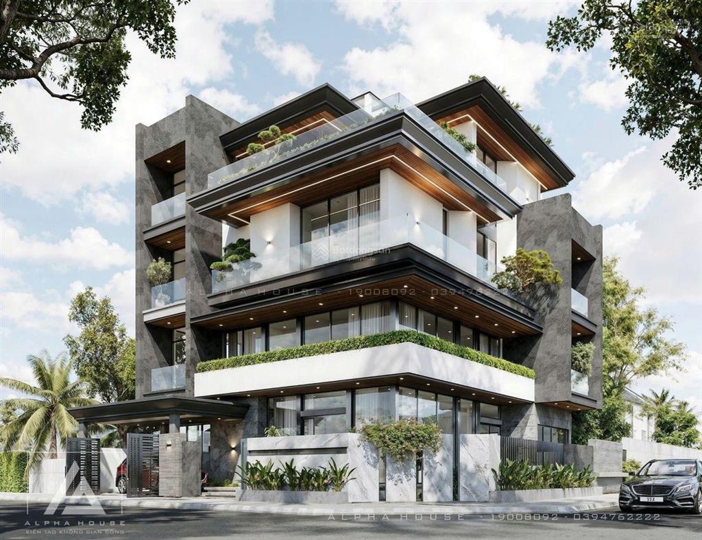 Biệt thự sân vườn kđtm đại kim  nguyễn cảnh dị, 3 mặt tiền, 215m2 4t, giá 57 tỷ