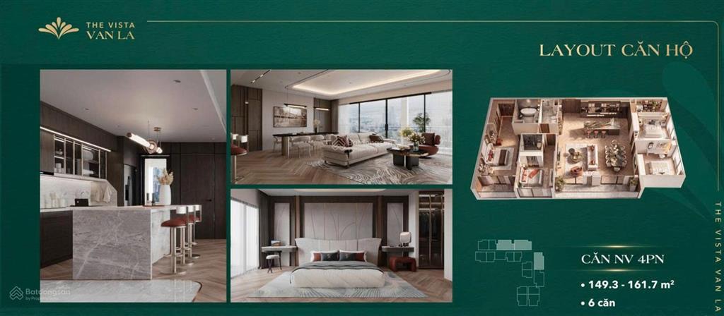 Còn duy nhất 1 căn hộ chung cư tại the vista văn la, 150 m2, 4pn ban công sân vườn hàng hiếm.