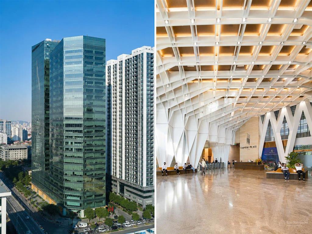 Bql tòa capital place  29 liễu giai, ba đình cho thuê văn phòng dt 600m2 giá 830 nghìn/m2/tháng