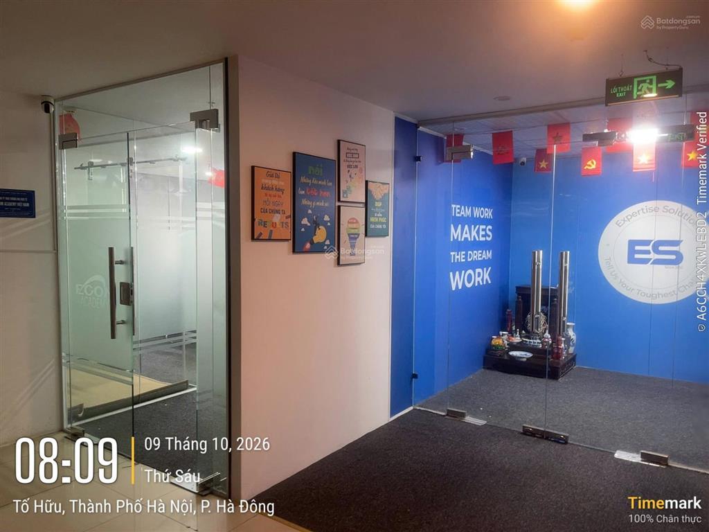 Văn phòng 200m2  45tr/tháng, building hạng b tại tố hữu hà đông, giá cho thuê tốt nhất trong năm