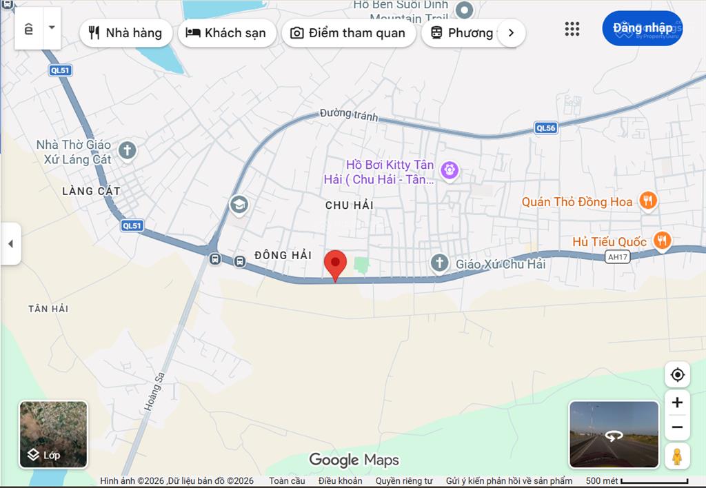 Bán đất mặt tiền ql51 tân hải, diện tích lớn, tiềm năng cao. hiện đang cho thuê dòng tiền.
