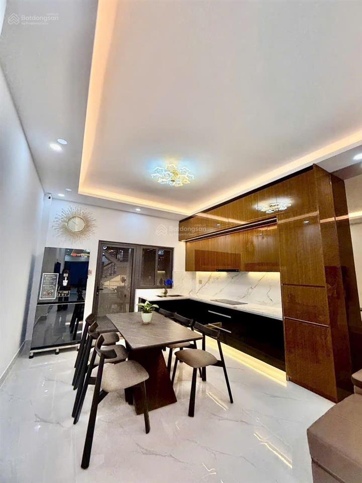 Bán nhà lê văn thọ, phường 9, quận gò vấp. dt 4m x 21m trệt 3 lầu st, full nội thất, giá 10 tỷ tl