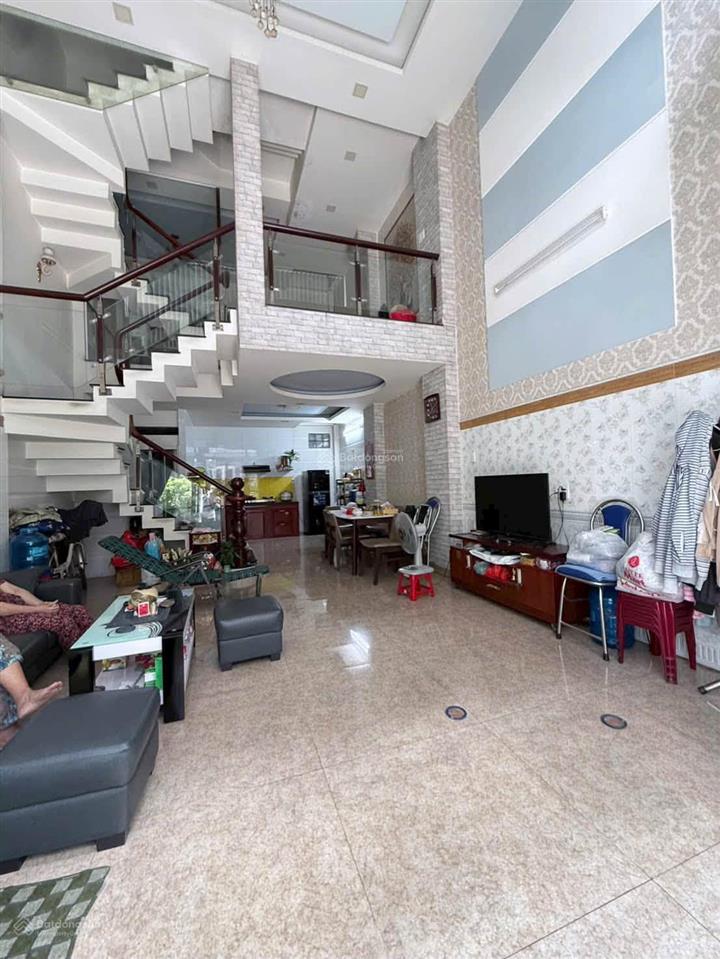 Nhà lê văn thọ, p.14, gv. dt 5m x 10m nhà trệt lững 2 lầu st, đường 10m, giá 7,9 tỷ tl