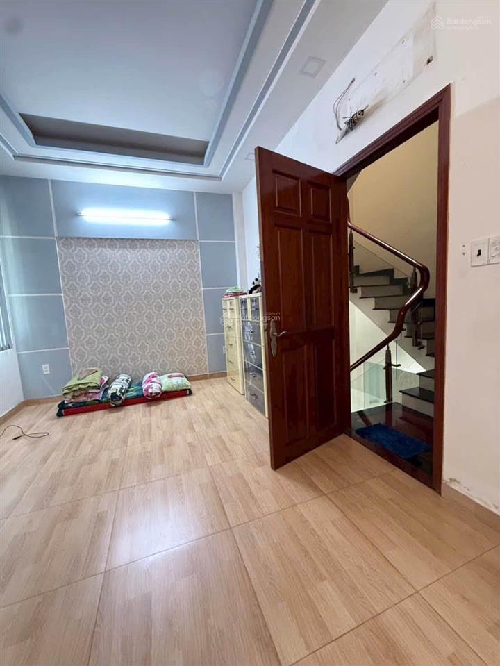 Nhà lê văn thọ, p.14, gv. dt 5m x 10m nhà trệt lững 2 lầu st, đường 10m, giá 7,9 tỷ tl