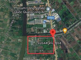 Quỹ đất ptda 48ha (skc) mt đường 824, lương hòa, bến lức, long an  tây ninh