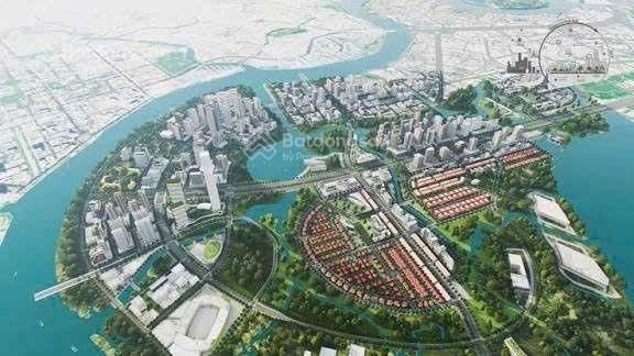 Quỹ đất ptda thủ thiêm dt 5.5ha 4mt kđt sala & kđt thủ thiêm, có 1 mặt tiền sông