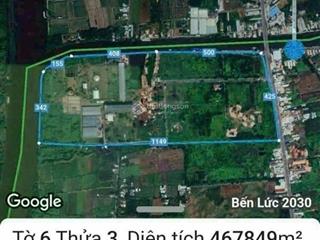 Quỹ đất ptda 48ha (skc) mt đường 824, lương hòa, bến lức, long an
