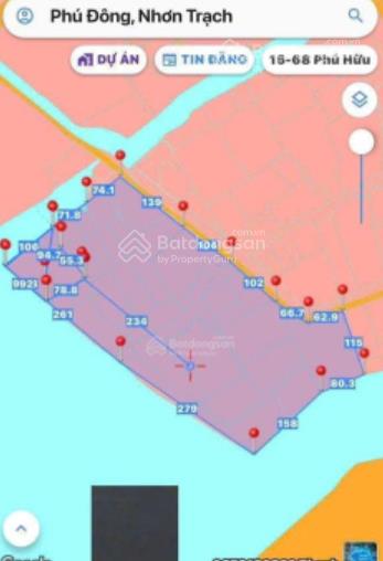 Quỹ đất ptda 12.6ha (ont 900m2) phú đông nhơn trạch, đồng nai