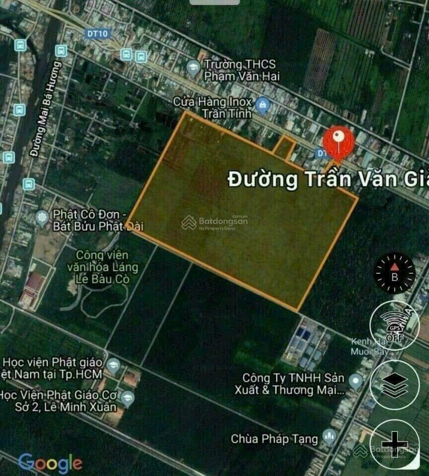 Bán quỹ đất tặng da 1/500 2mt trần văn giàu, vĩnh lộc tp hcm