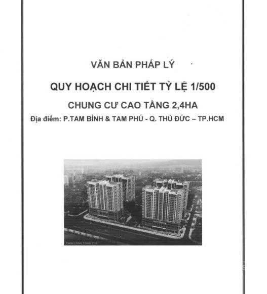 Quỹ đất xd chcc tam bình & tam phú, thủ đức dt 2.4ha (24.000m²)