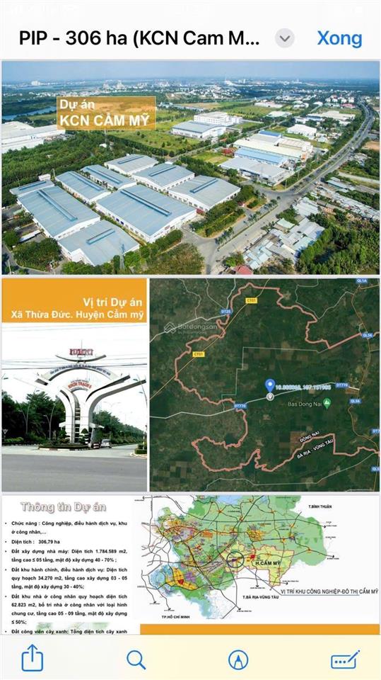 M&a da kcn 306.79ha, cẩm mỹ, thừa đức, cẩm mỹ, đồng nai (cách cổng sau sân bay 3km, đường đt 770