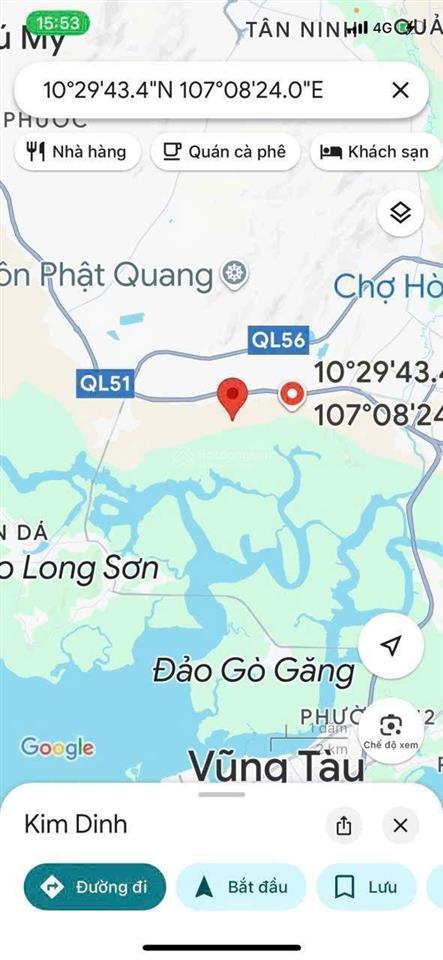 Quỹ đất 200ha (skk) xé lẻ bán từ 50ha (2,860 tỷ) cụm công nghiệp bà rịa vũng tàu