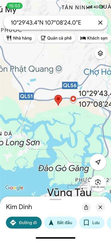 Quỹ đất 200ha (skk) xé lẻ bán từ 50ha (2,860 tỷ) cụm công nghiệp bà rịa vũng tàu