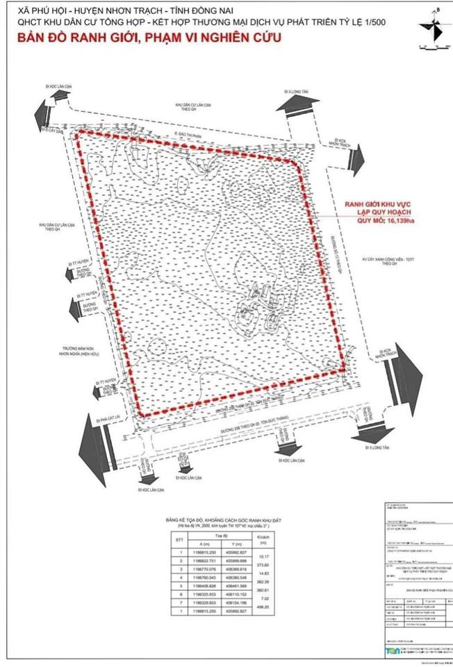 M&a da kdc 16.1ha phú hội, nhơn trạch, đồng nai