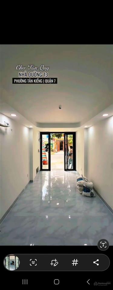 Ngay chợ tân quy  bán nhà mặt tiền đường số 13 phường tân kiểng, quận 7 (p. tân hưng mới)