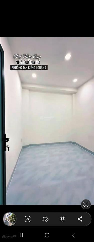 Ngay chợ tân quy  bán nhà mặt tiền đường số 13 phường tân kiểng, quận 7 (p. tân hưng mới)