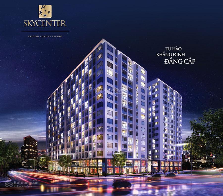 Cho thuê ch sky center, 23 triệu vnd, 129m2, 3pn, 3wc, căn góc, view đông nam.  0933 813 *** đức