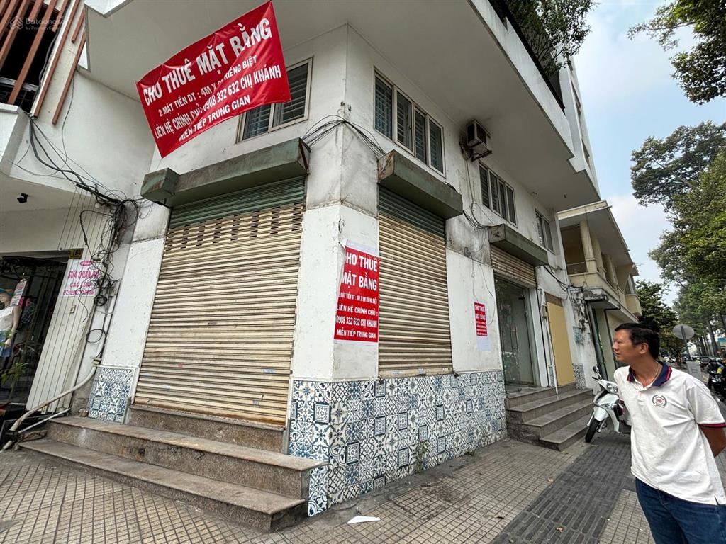 Cho thuê mặt bằng góc 2 mt nam kỳ khởi nghĩa đbp, quận 3, phù hợp spa / showroom (không f&b)