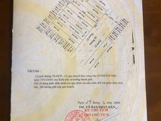 Mặt tiền khu đường t, p. tây thạnh  4x25m  giá 9 tỷ 8 tl