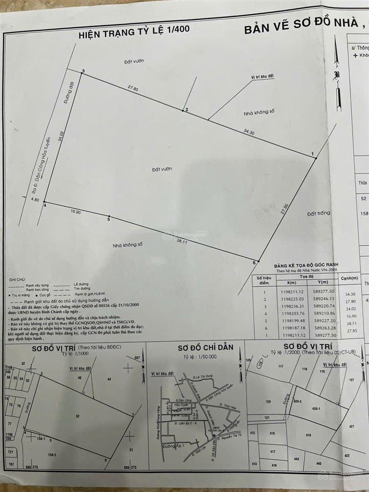 2000m2 quách điêu  dương công khi  ngang 34x55  18tr5/m2