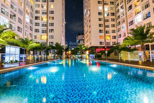 Phòng bql cho thuê c/c sky center khu sân bay loại 2 phòng 74m2 nhà mới  0931 918 ***