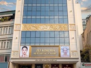Cho thuê showroom ngân hàng thẩm mỹ viện phòng khám thời trang văn phòng s357m tại kim mã ba đình