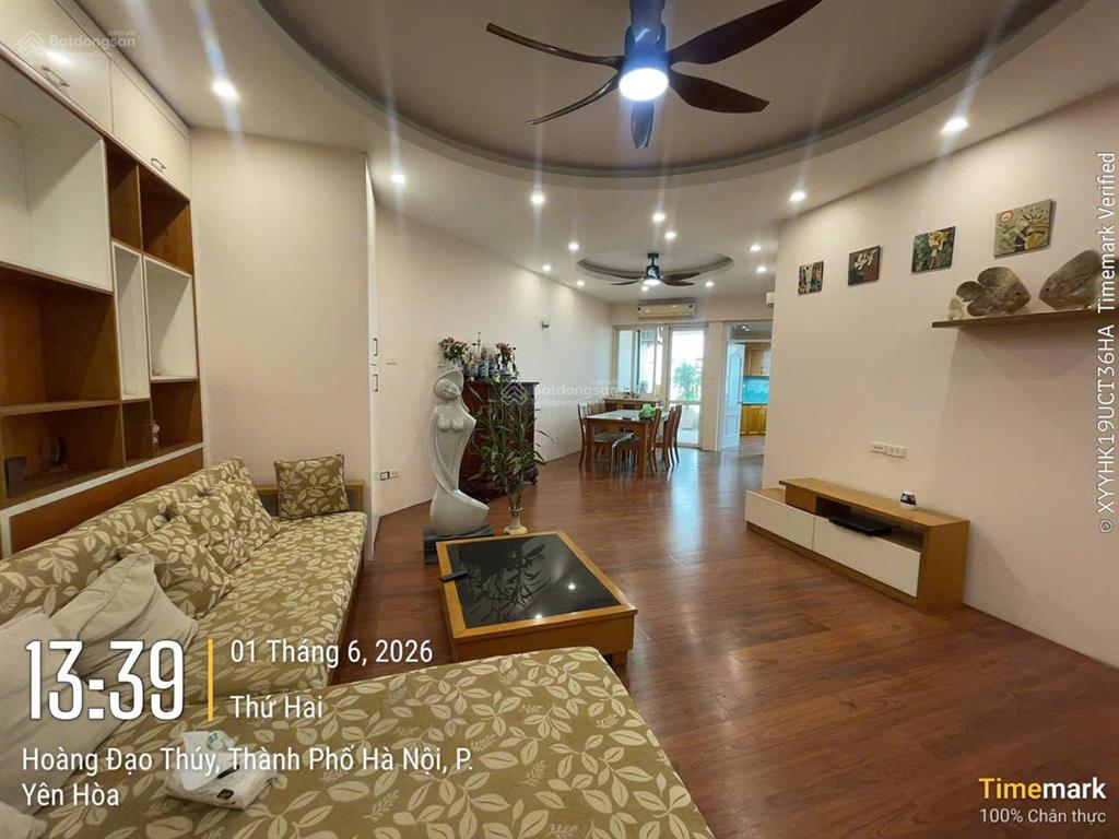 Cho thuê chung cư 34t hoàng đạo thúy 146m2, 3 pn, đầy đủ đồ đẹp 19 triệu/th   0915 351 ***