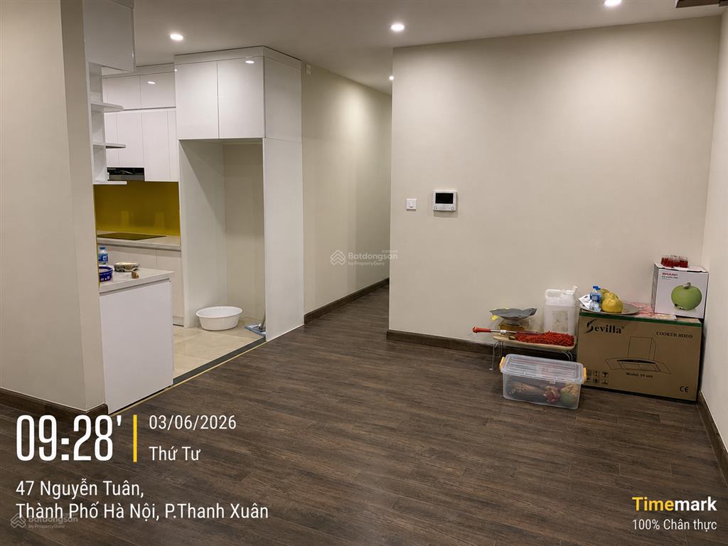 Cho thuê căn hộ chung cư goldseason 47 nguyễn tuân 64m2, 2 phòng ngủ, 1 wc đồ cơ bản 12.5 tr/th