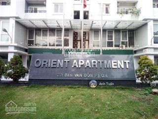 Bán căn hộ chung cư orient apartment bến vân đồn quận 4, căn 3pn, 2wc, giá 6,5 tỷ, sổ hồng