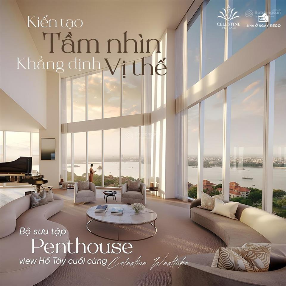 Penthouse celestine westlake  tuyệt tác không gian sống trên đỉnh hồ tây