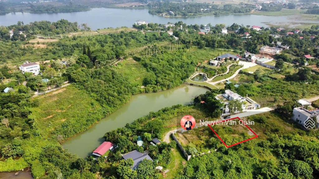 Chỉ 3,45 tỷ! sở hữu đất biệt thự 550m² lô góc cạnh hồ đồng chanh, lương sơn.  0988 112 ***