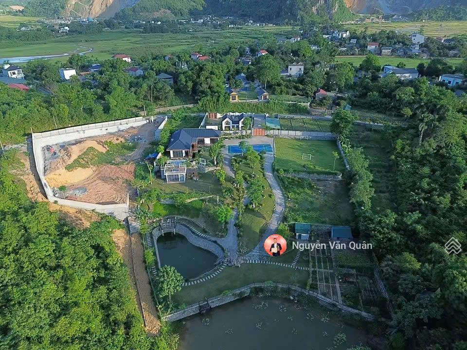 Chỉ 3,45 tỷ! sở hữu đất biệt thự 550m² lô góc cạnh hồ đồng chanh, lương sơn.  0988 112 ***