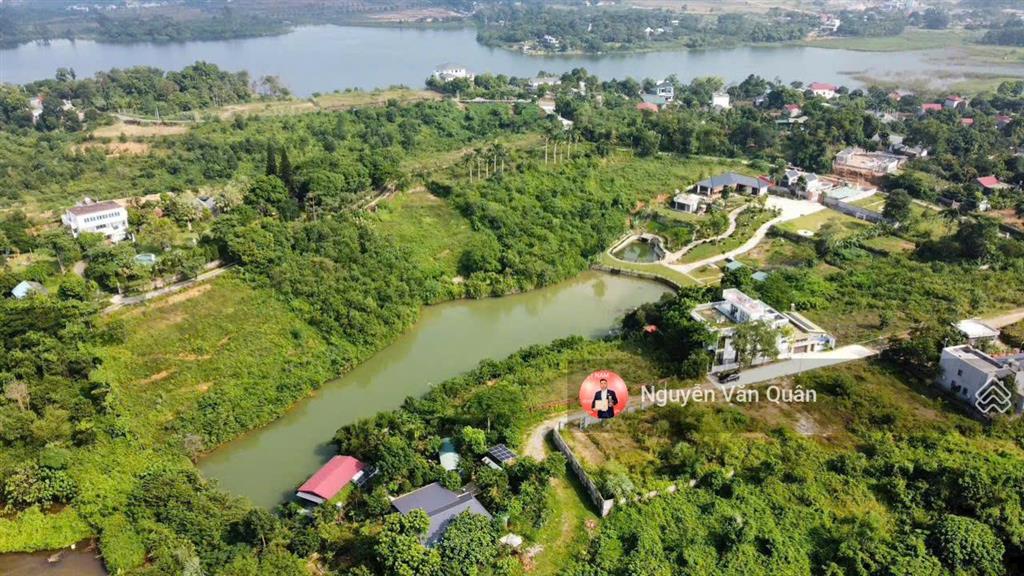 Chỉ 3,45 tỷ! sở hữu đất biệt thự 550m² lô góc cạnh hồ đồng chanh, lương sơn.  0988 112 ***