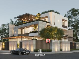 Lô góc 2 mặt tiền hiếm nhất an khang villa 200m, 5 tầng + hầm, ngay công viên thiên văn học